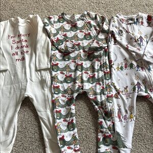 Festive Baby Pottery Barn Pajamas